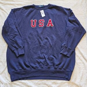Navy USA Men's Sweater